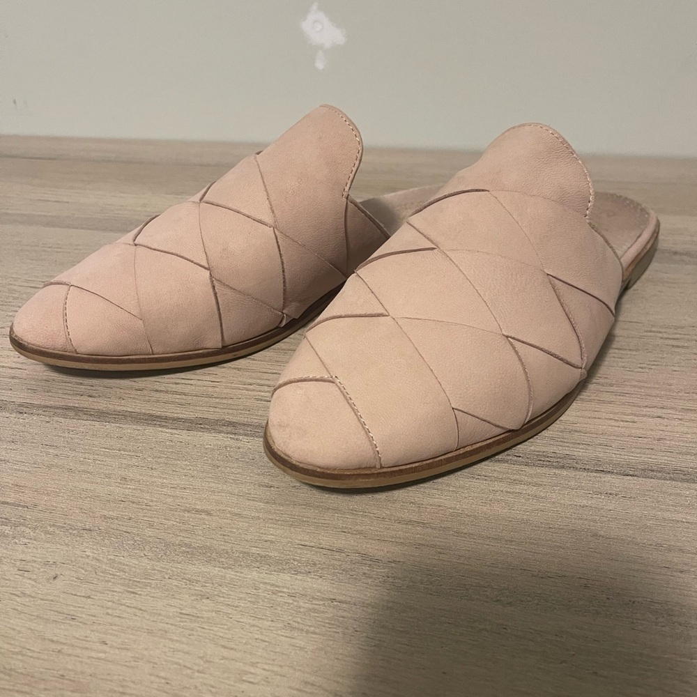 Seychelles | Light Pink Survival Mule Woven Leather Size 9 - Picture 7 of 7